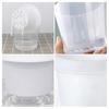 Self Watering Plant Pots Indoor Plants Planter with Reservoir Clear Plastic Round Flower Pot with Wick Ropes for Succulents Herbs Flowers Office Home
