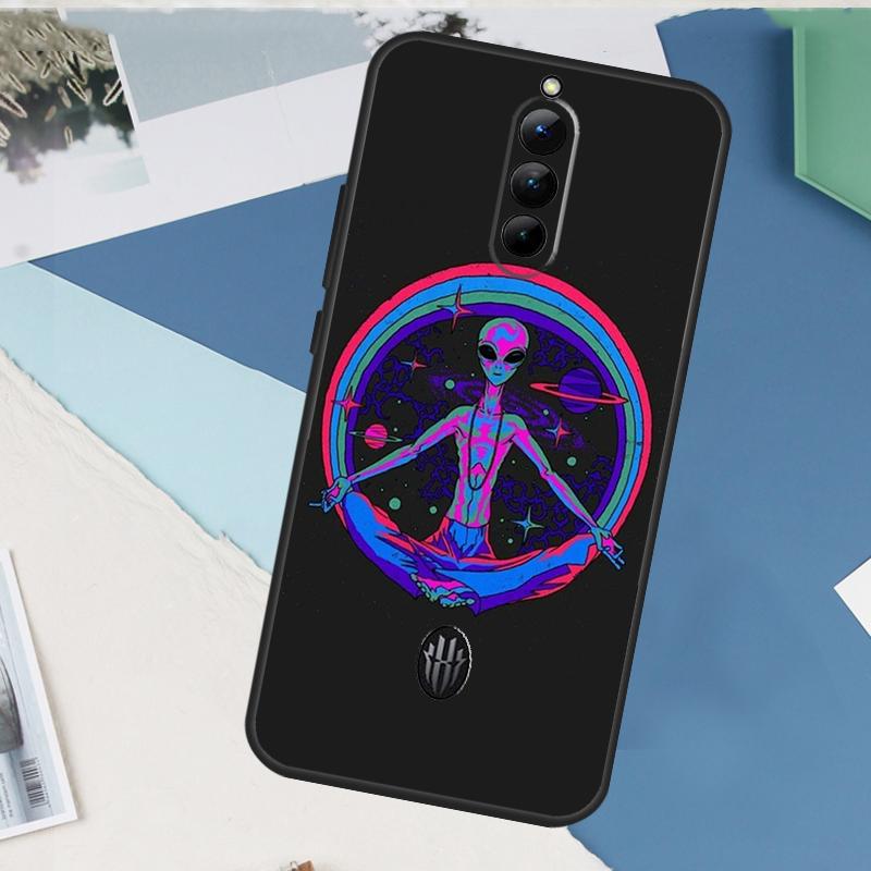 Alien Kawaii Art Case For ZTE Nubia Red Magic 9 10 11 8 8S 9S 10S Pro Plus 6 7 6S 7S Pro 5G 6R 10 Air Cover RedMagic 11 Pro Plus