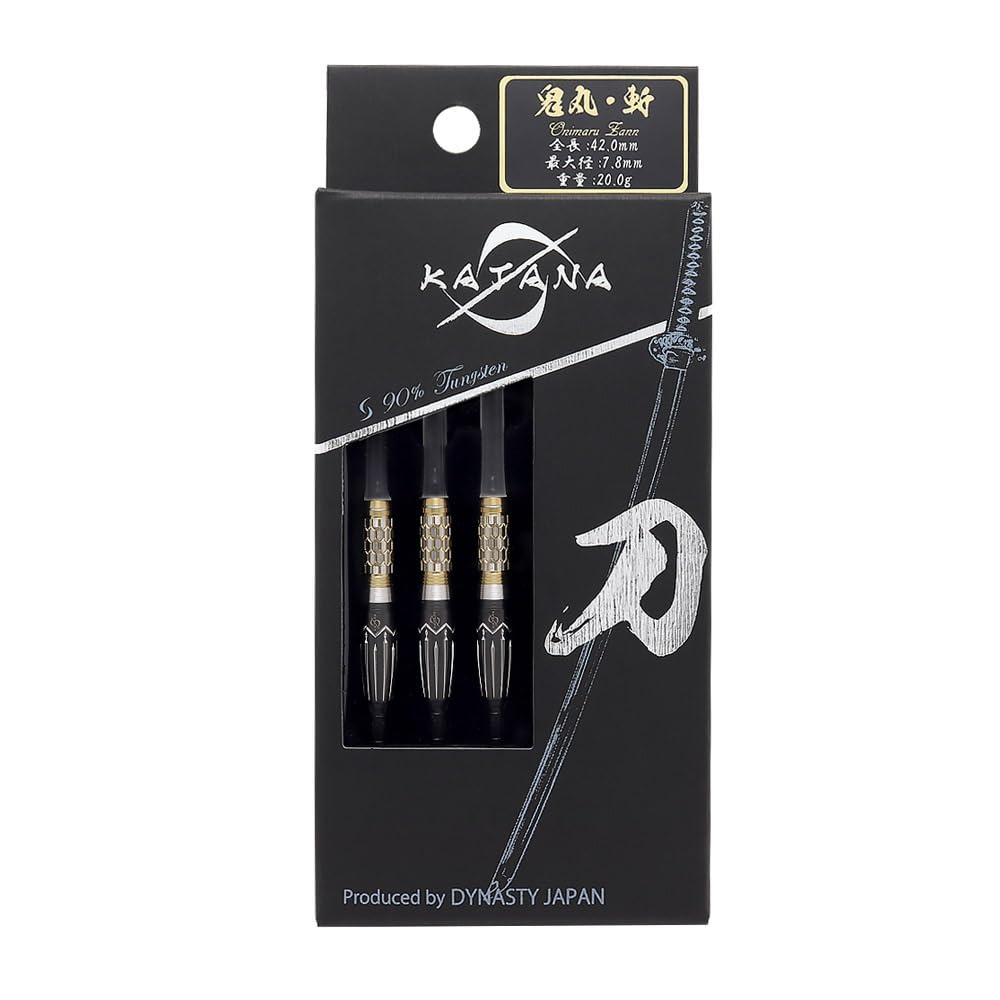 DYNASTY KATANA Katana Famous Sword 2BA 20g Dart Barrel Dart Set Onimaru/Zan