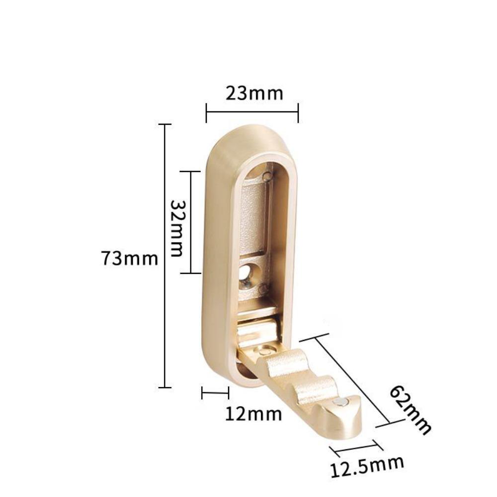 Heavy Duty Foldable Coat Hooks Wall Mounted Fold Up Hooks Folding Wall Hook  for Wall Hanging Coat