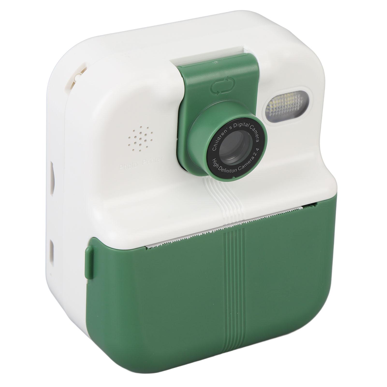 

Камера миттєвого друку 48 МП фото 1080P відео 2,4 дюймовий IPS екран портативна камера 1200 мАг батарея зелений