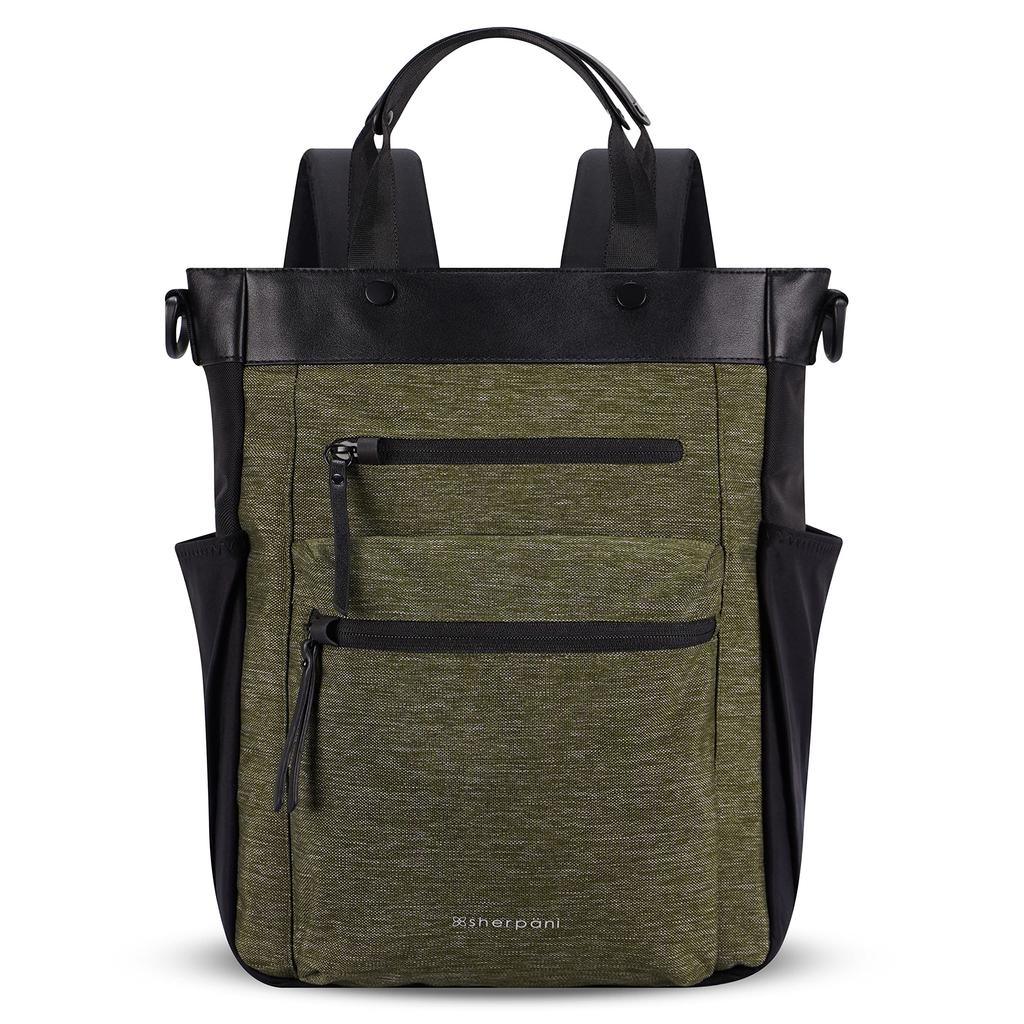 Plecak Podróżny Soleil, Plecak Konwertowalny, Torba na Laptop, Torba Crossbody, Pasuje na Laptopa, Średni, Sterling, Plecak Konwertowalny [Sherpani] Damski Soleil,