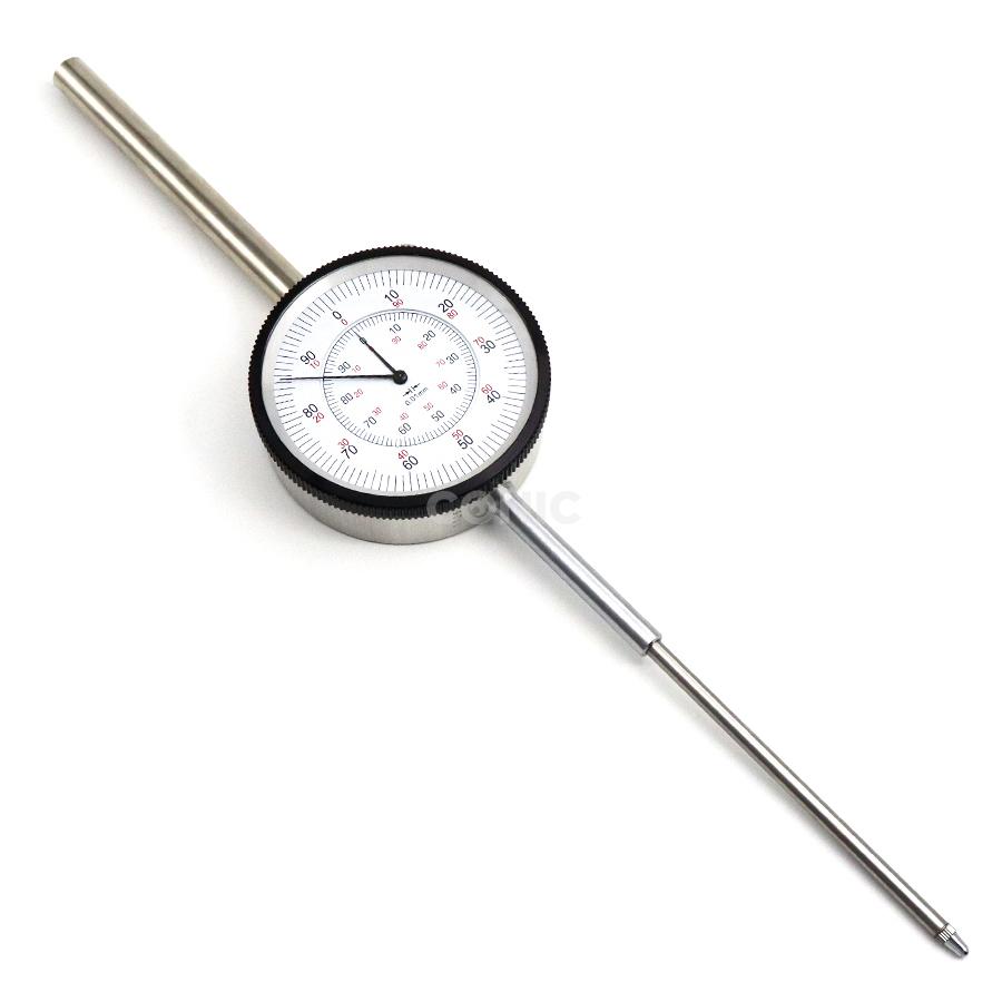Source Factory Precision 0-100mmx0.01mm Mechanical Dial Indicator 0.01mm&0-50mm серебряный