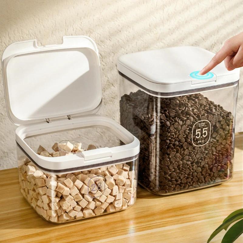 Large Capacity Insect-proof Pet Food Storage Bucket for Cats and Dogs Food Storage Clamshell Home Food Grade Sealed Storage Box
