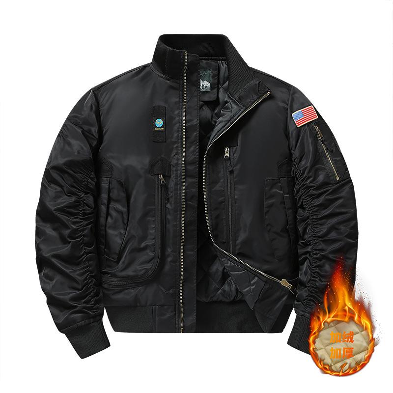 Funktionelle Bomberjacke Herren Herbst Retro Übergroße Baseballanzug Jacke Kleidung Herren Kurze Jacke
