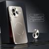 Electroplated Micro-matte Back Plate with Thin Magnetic Ring Case For Poco F7 Ultra POCO F7 Pro Camera Protect Cover