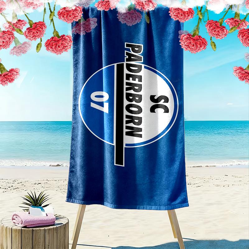 SC Paderborn 07 Print Beach Towel, Large Soft Quick Dry Towel for Beach Camping Swimming