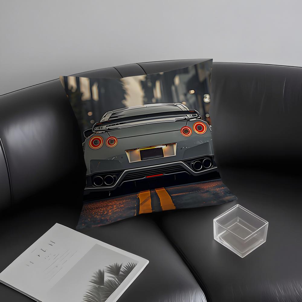 Car Cool Cushion Cover Pillowcase Ultra Soft Skin Friendly Fabric Cloud Like Comfort & Concealed Zipper