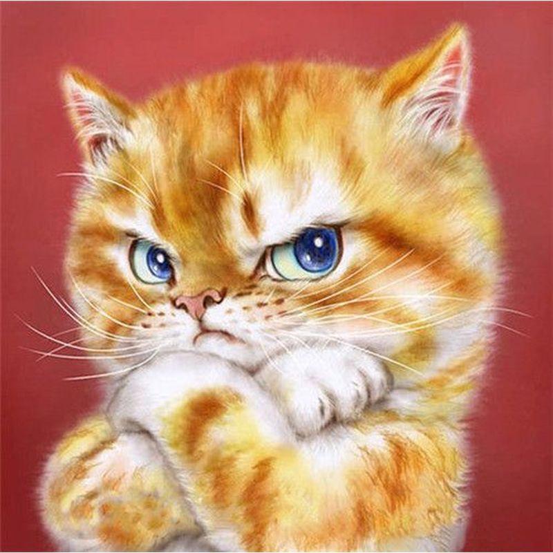 5D DIY diamantová malba Zvířecí křížový steh Celokulatý vrták Diamantové vyšívání Prodej Domácí dekorace