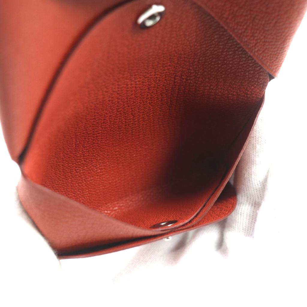 Porta-moedas HERMES impecável Calvi duo Shoble misol masculino Usado