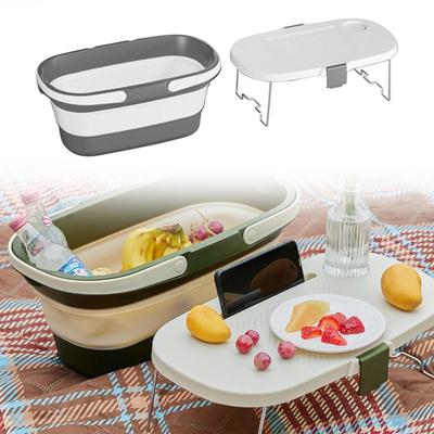 Collapsible Picnic Basket for Family Outings And Vehicle Maintenance