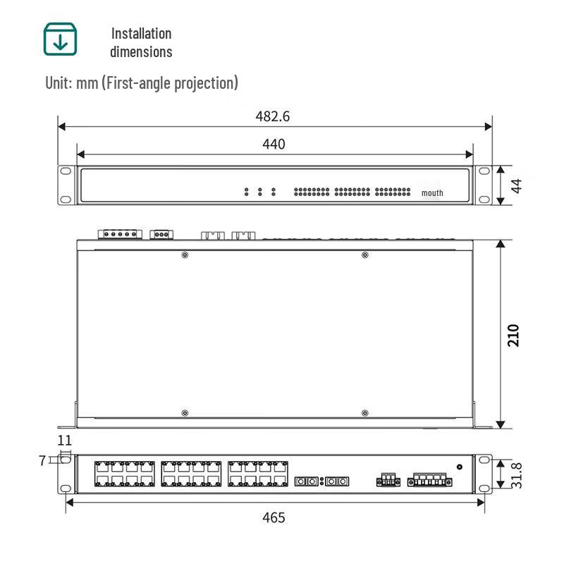 Maiwei 26-Port 100M Managed Industrial Ethernet Switch