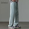 Mark Fairwhale Men's Vintage Light Blue Tencel Loose Straight Jeans