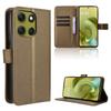 For Motorola Moto G86 Power 5G Leather Wallet Case with Strap Diamond Texture Phone Cover
