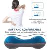Ink Blue Inflatable Camping Pillow, Ultralight Beach Cushion, Compressible Compact Ergonomic Travel Cushion, Camping Pillows For Hiking, Outdoor, Offi