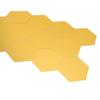 12pcs Acrylic Hexagon Mirror Wall Sticker Golden Hexagon Double-sided Tape Wall Decor Self-adhesive 2.95*5.12*5.91in