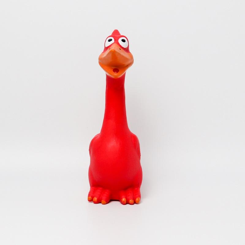 Haustierspielzeug Latex Schreiendes Huhn Hundespielzeug Zähne Mahlen und Beißen Beständig, Geräuscherzeugendes Spielzeug, Umweltfreundliches Material