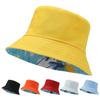 Faced Double Fisherman Hat Leaf Print Outdoor Cap Breathable Hats Fashion Gift