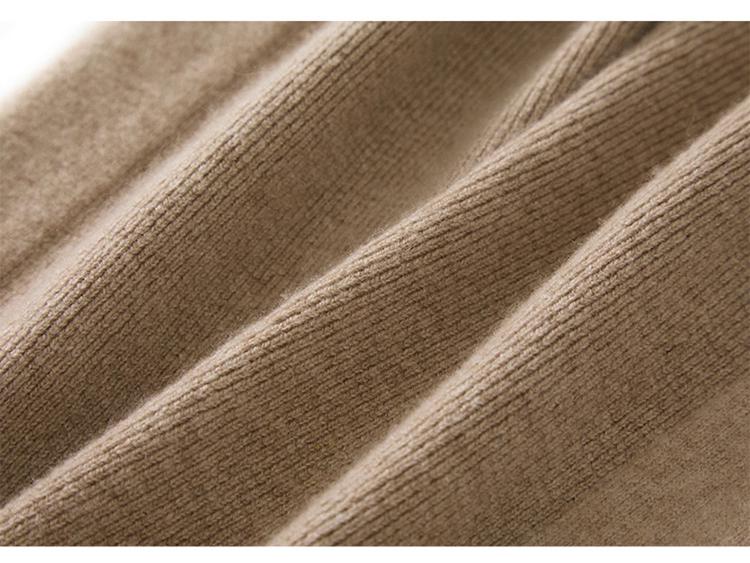 100% Čistý Kašmír Zeštíhlující Dámské Vlněné Legíny - Vysoká Elasticita, Pletené Teplo