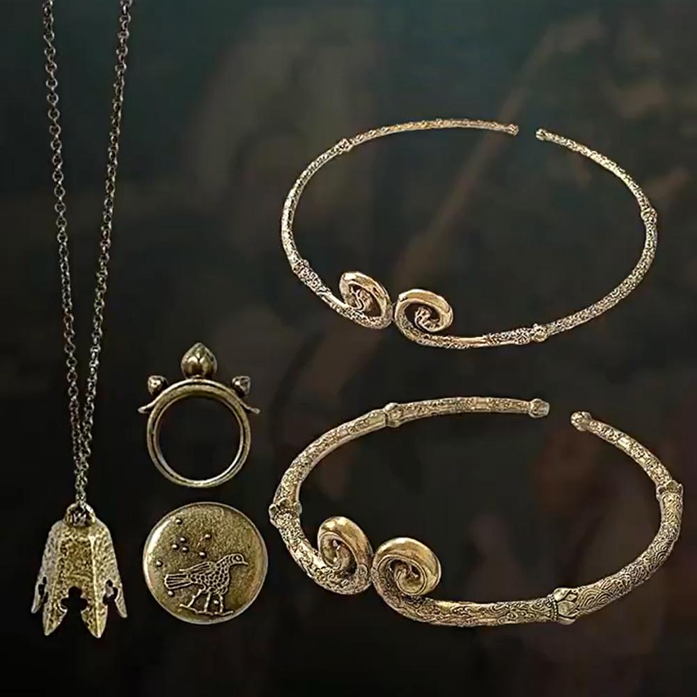 

Monkey Sun Golden Hoop Handmade Necklace Ring Badge Sun Wukong Buddhist Tightening Spell Great Sage Equalling Heaven