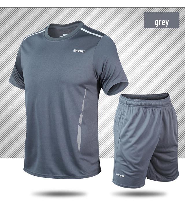 Men's 2023 Summer Loose Fit Quick-Dry Sports Two-Piece Set