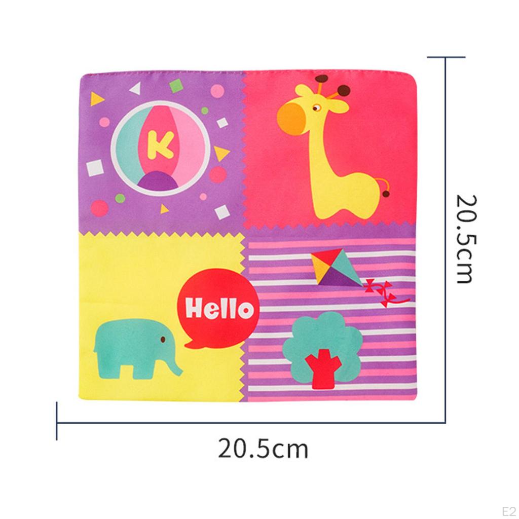 3 Pieces Baby Sensory Tissue Paper Polyester Montessori Colorful Busy Weaving Activities