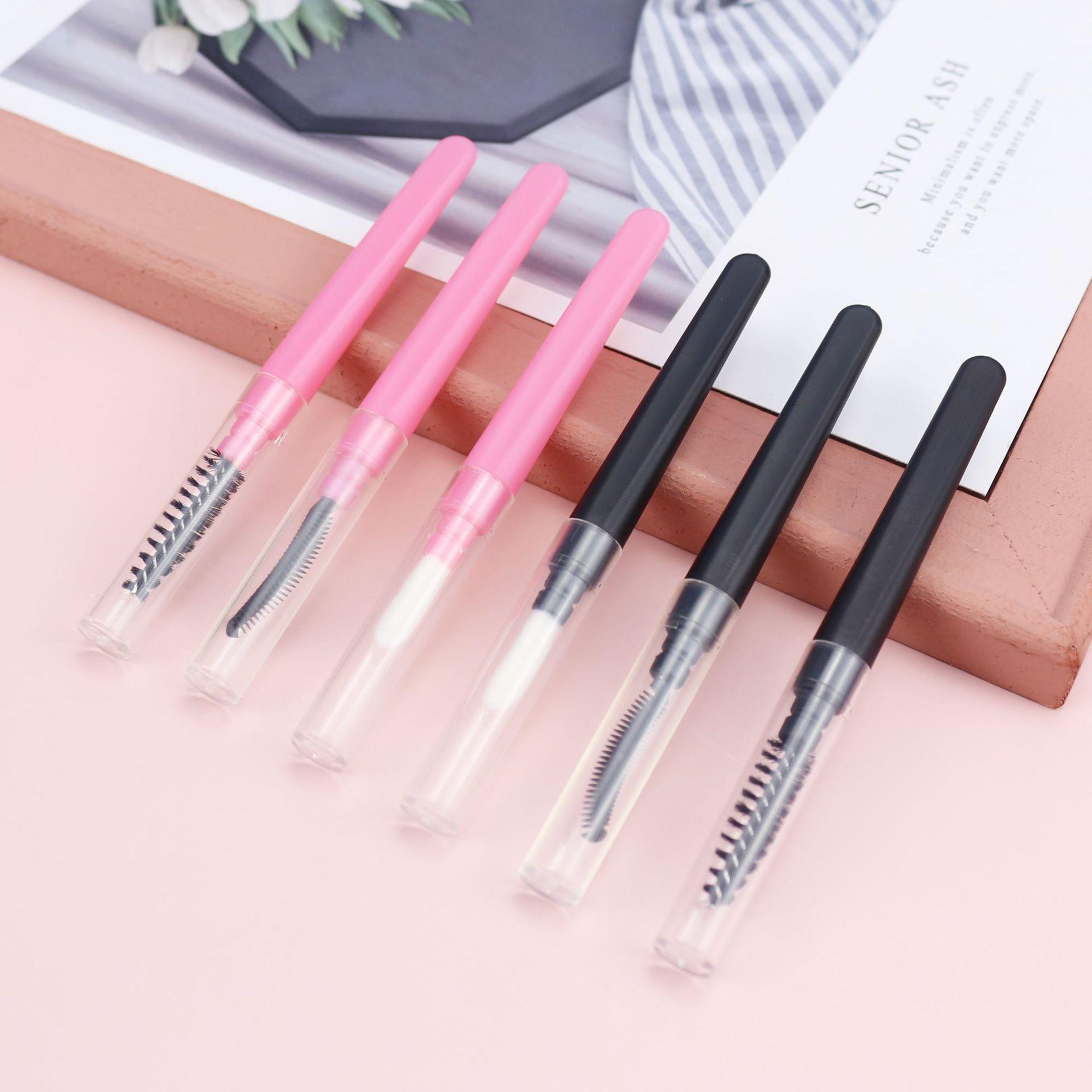 

Compact Spiral Eyebrow Brush with Dustproof Cover