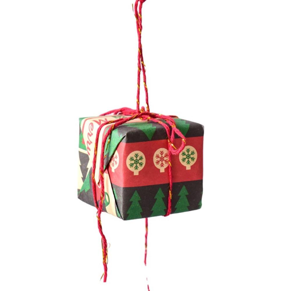 Mini Christmas Tree Gift Bag Pendant with Rope Christmas Decorations  Navidad