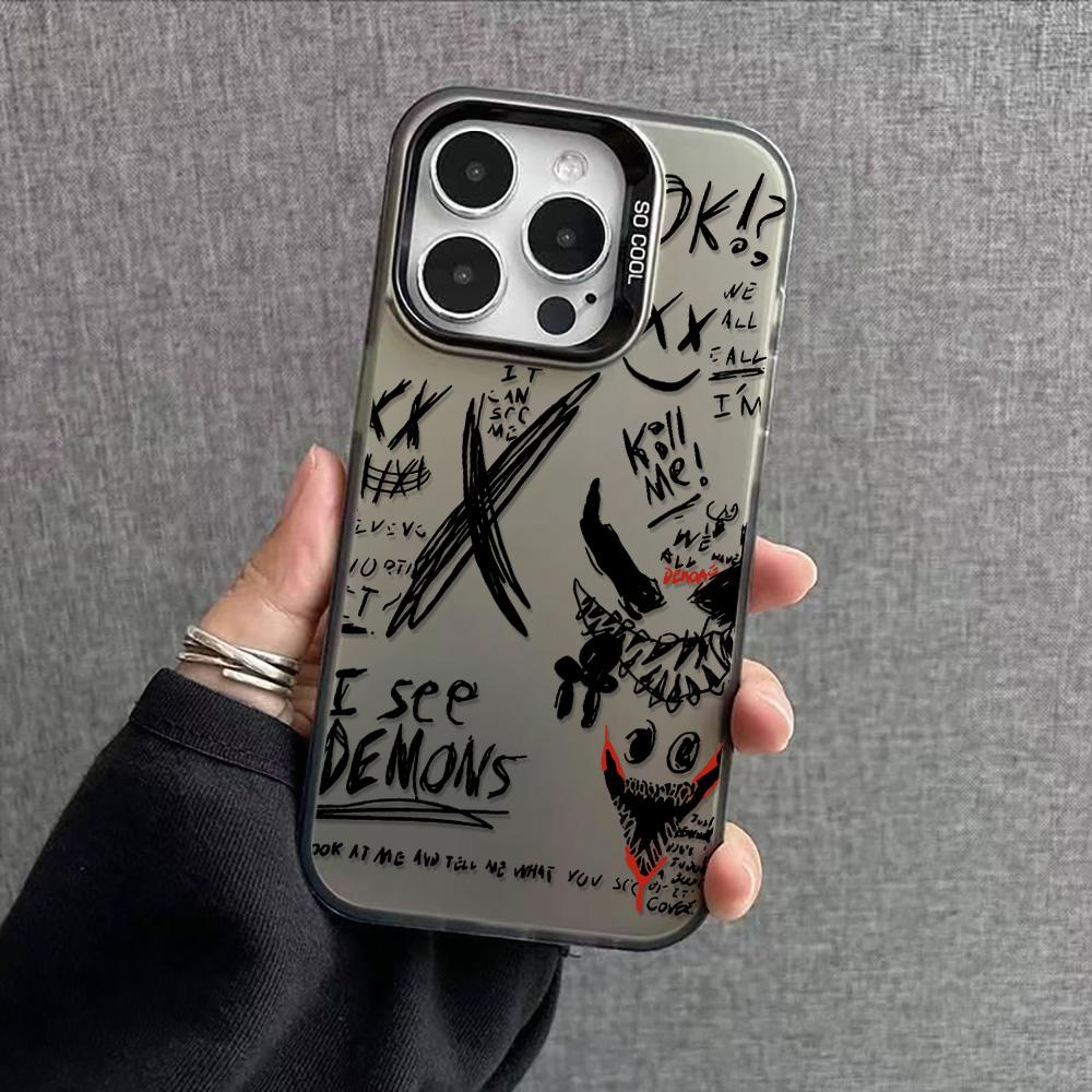 Phone Cases For iPhone 11 13 16 ProMax Case iPhone 13 14 15 ProMax 12 13 ProMax Case Samsung A55 A05S A54 A06 S22 A15 A12 A22 A52S S23 S24 Color IMD