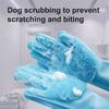 Pet Grooming Kit,Dog Washing Gloves,Dog Bath Brush,Dog Toothbrush Finger,Dog Bath Gloves,Dog Shampoo Brush,Pet Grooming Gloves,Cat Bathing Supplies
