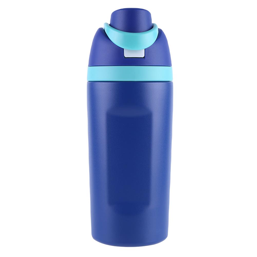 24/32oz Straw Double-Layer Insulated Cup 304 Stainless Steel Sports Water Bottle Travel Vacuum Flask for Outdoor Camping Sports