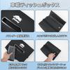 Jimny Car Tissue Compatible with Nomad and PU Leather Hanging Tissue Holder with Hidden Snap Buttons for Sun Instrument and Rear Convenient Tissue