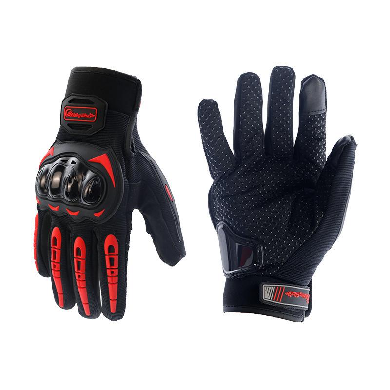 Motorcycle outdoor touchscreen anti-skid anti-collision gloves long finger ghost claw gloves