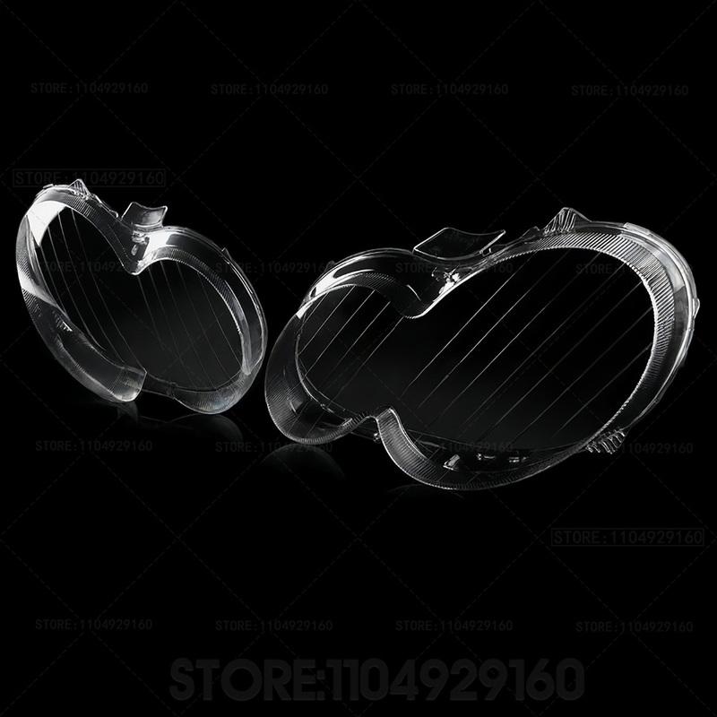 Pair Headlight Cover Shell Car Headlight Lens Cover For Mercedes-Benz W209 CLK 2-Door 2003-2009 Headlamp Shade Shell Glass Cover