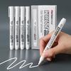 White Permanent Paint Pen Acrylic Maker Waterproof Oily Pens for Wood Plastic Leather Glass Stone Metal Canvas Ceramic Marker