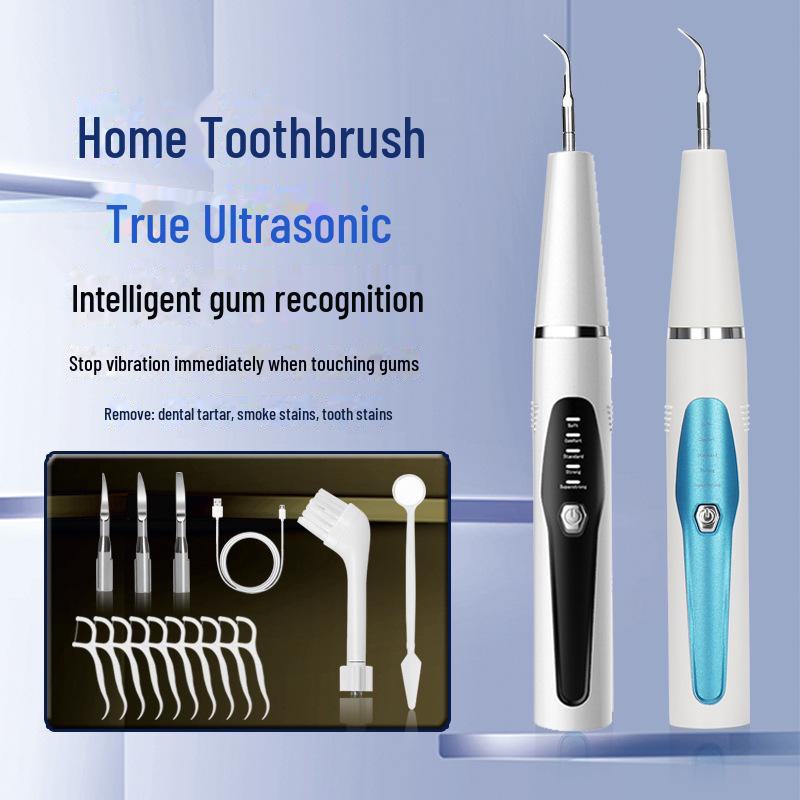 Ultrasonic Electric Toothbrush & Portable Water Flosser with Visual Charging for Tooth Cleaning & Whitening