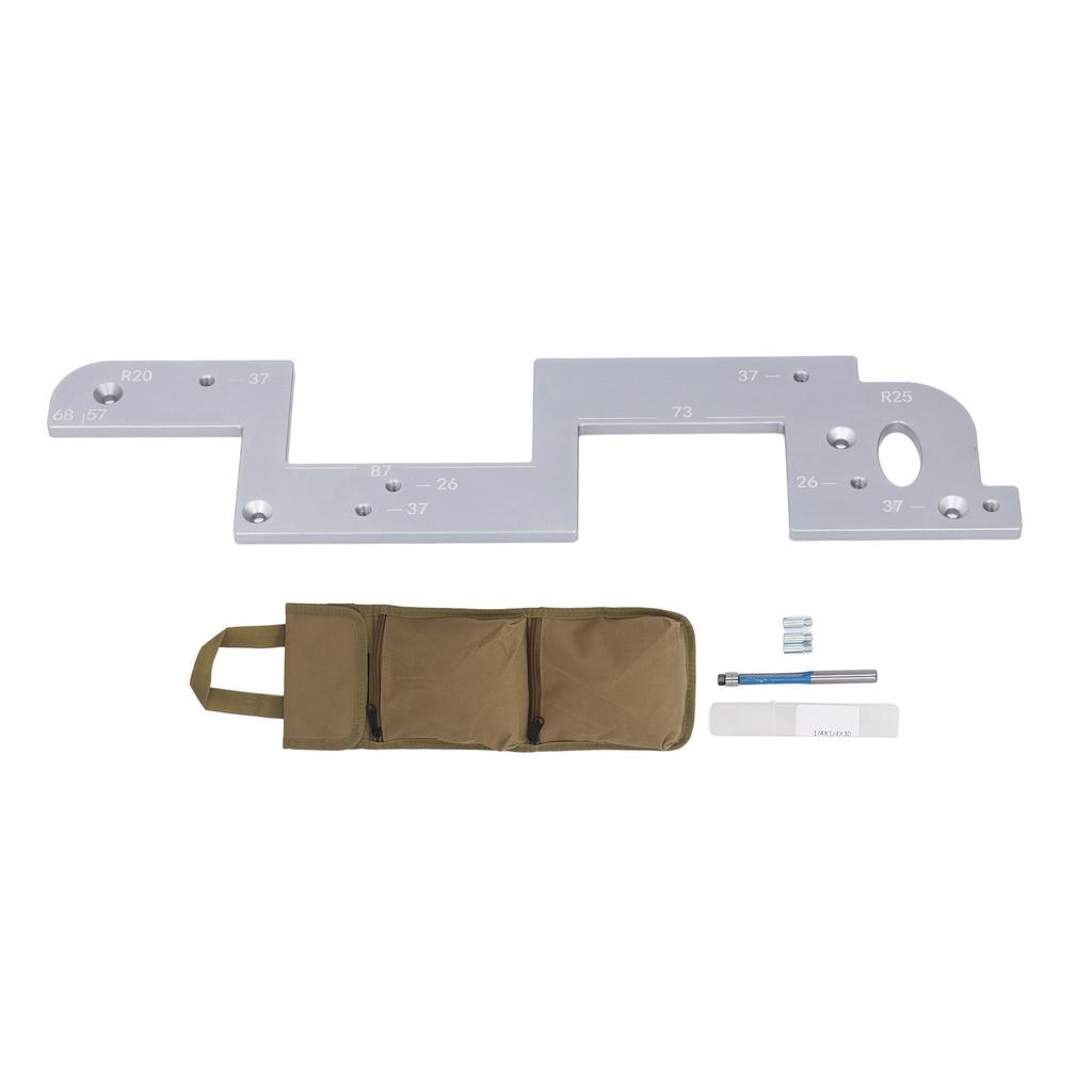 U Shaped Grooving Template Round Corner and Arc Slotting Auxiliary Tool with Double Bearing