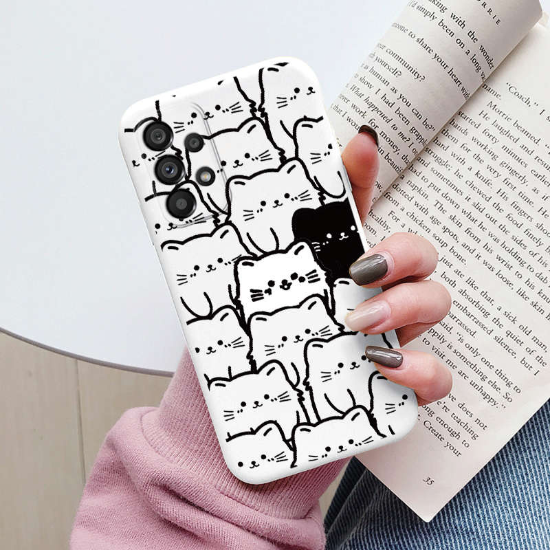 Leopard Case For Samsung Galaxy A53 A12 5G M12 F12 A22 A22S A32 A52 A52S A06 A73 A23 A33 A13 A04S Cover Shockproof Soft Fundas