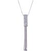 JMXD European Long Tassel Necklace Women Czech Crystal Geometric Pendant Snake Chain Korean Versatile Sweater Chain Gift