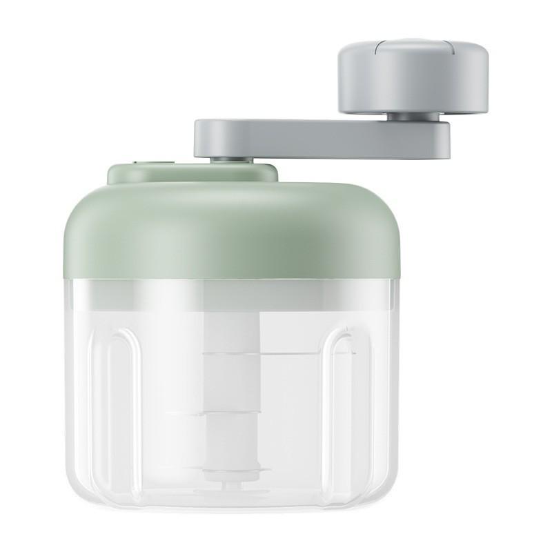 Hand-Cranked Garlic Press and Chopper: Manual Mincer & Grinder