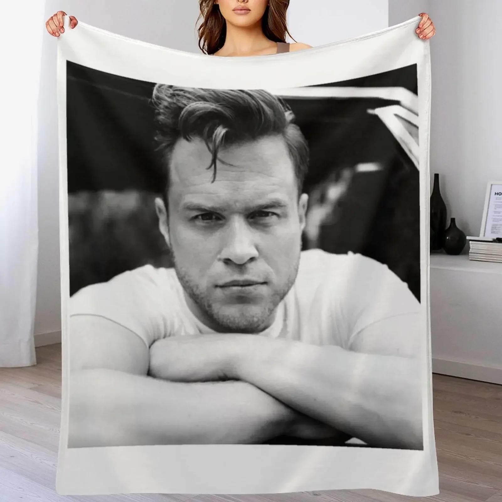 Olly Murs Throw Blanket warm for winter Custom Picnic Comforter Blankets sofa bed Sofa Flannels Picnic Blankets 30x40in
