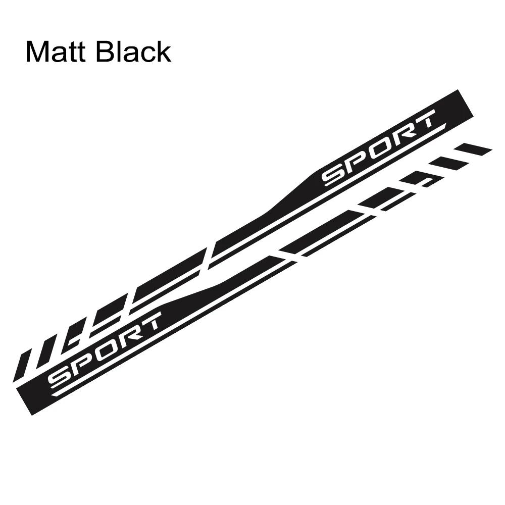 2PCS Car Door Side Skirts Stickers Sport Car Vinyl Decals Self-adhesive Car Body Decoration Sticker Accessories For Toyota RAV4