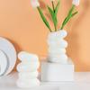 Plastic Vase Imitation Ceramic Flowers Pots Wedding Home Room Outdoor Garden Table DIY Gift Bonsai Festival Yard Garden Decor