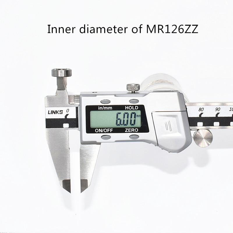 MR126ZZ Miniatur Lager 10 Stück 6*12*4(mm)