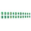 St. Patrick's Day Two-Color Gold Clover Nail Art Set - 24 Wearable False Nails