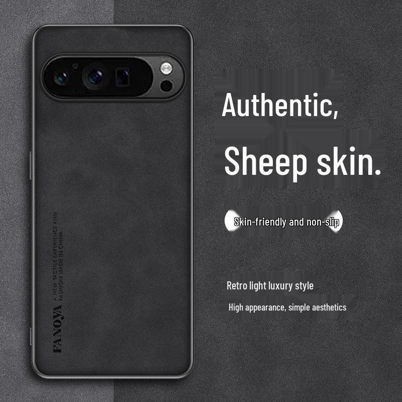 

Чехол для телефона Google Pixel 8A/9A XL из овчины с кожаной текстурой Pixel7