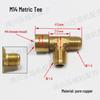 Complete Oil-Free Air Compressor Accessory Set: Right Angle Copper Pipe Connector Plug