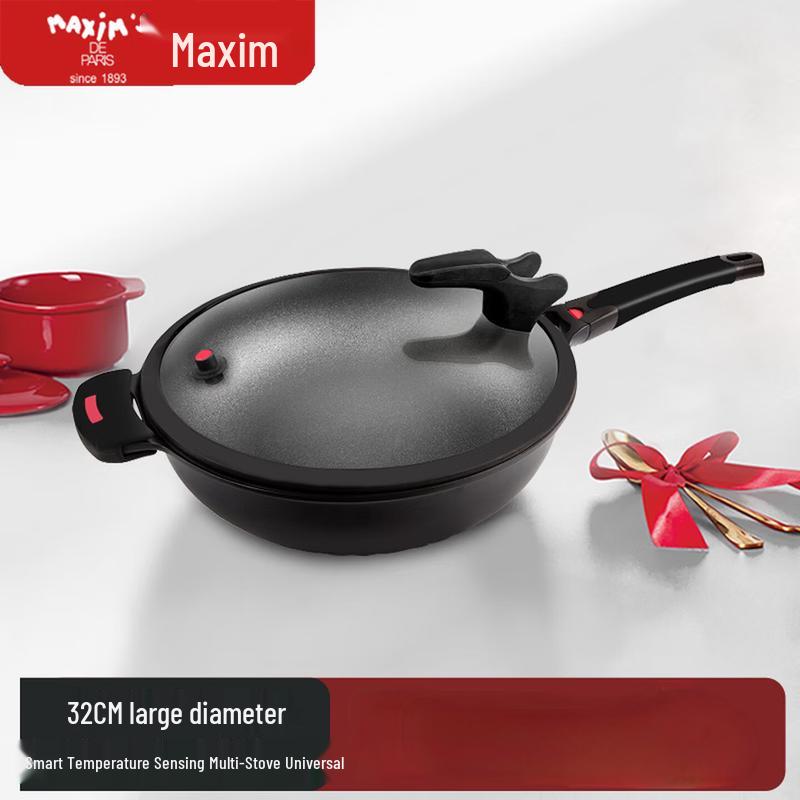 MAXIM S DE PARIS Micro-Pressure Non-Stick Wok