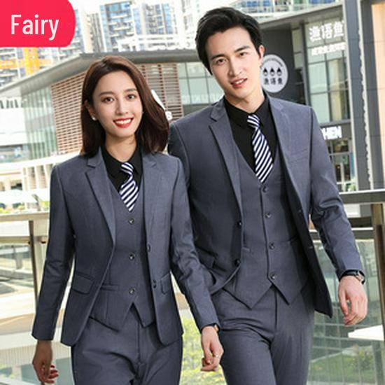 Women's White Autumn Fashion Formal Suit Set
