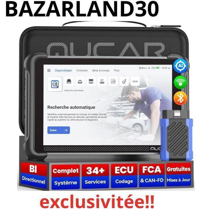 Diagnostický kufr pro auto - BAZARLAND30 - 892BT - Obousměrný OBD2 - Kódování ECU - 34+ Resetů